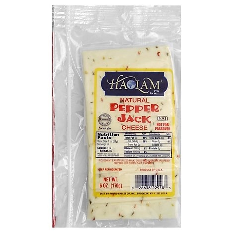 slide 1 of 1, Haolam Cheese Slices 6 oz, 6 oz