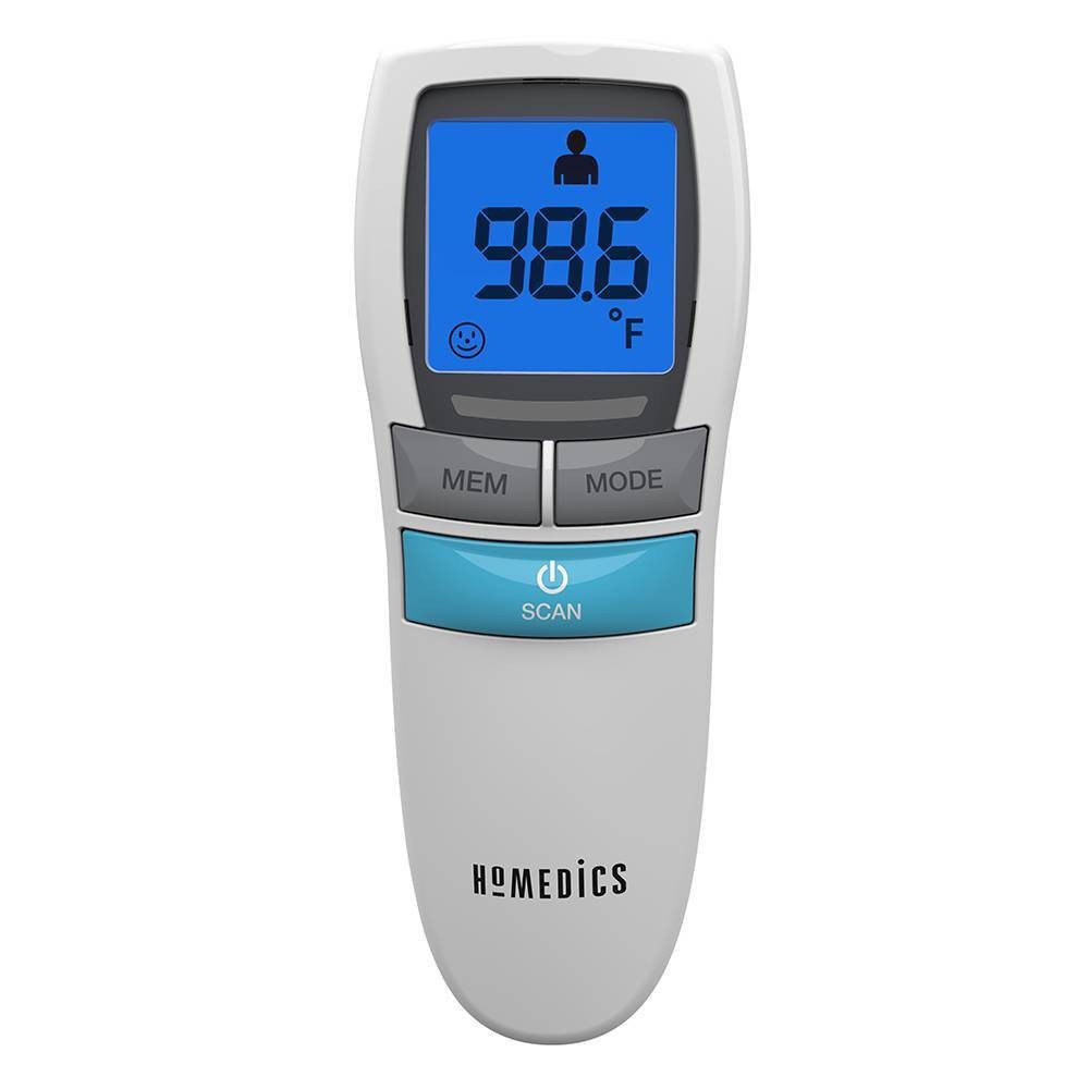 slide 4 of 4, Homedics No-Touch Infrared Thermometer, 1 ct