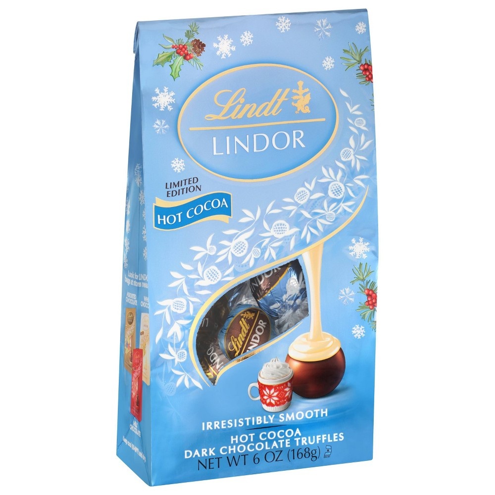 Lindt Lindor Holiday Hot Cocoa Dark Chocolate Truffles 6 Oz Shipt 6676