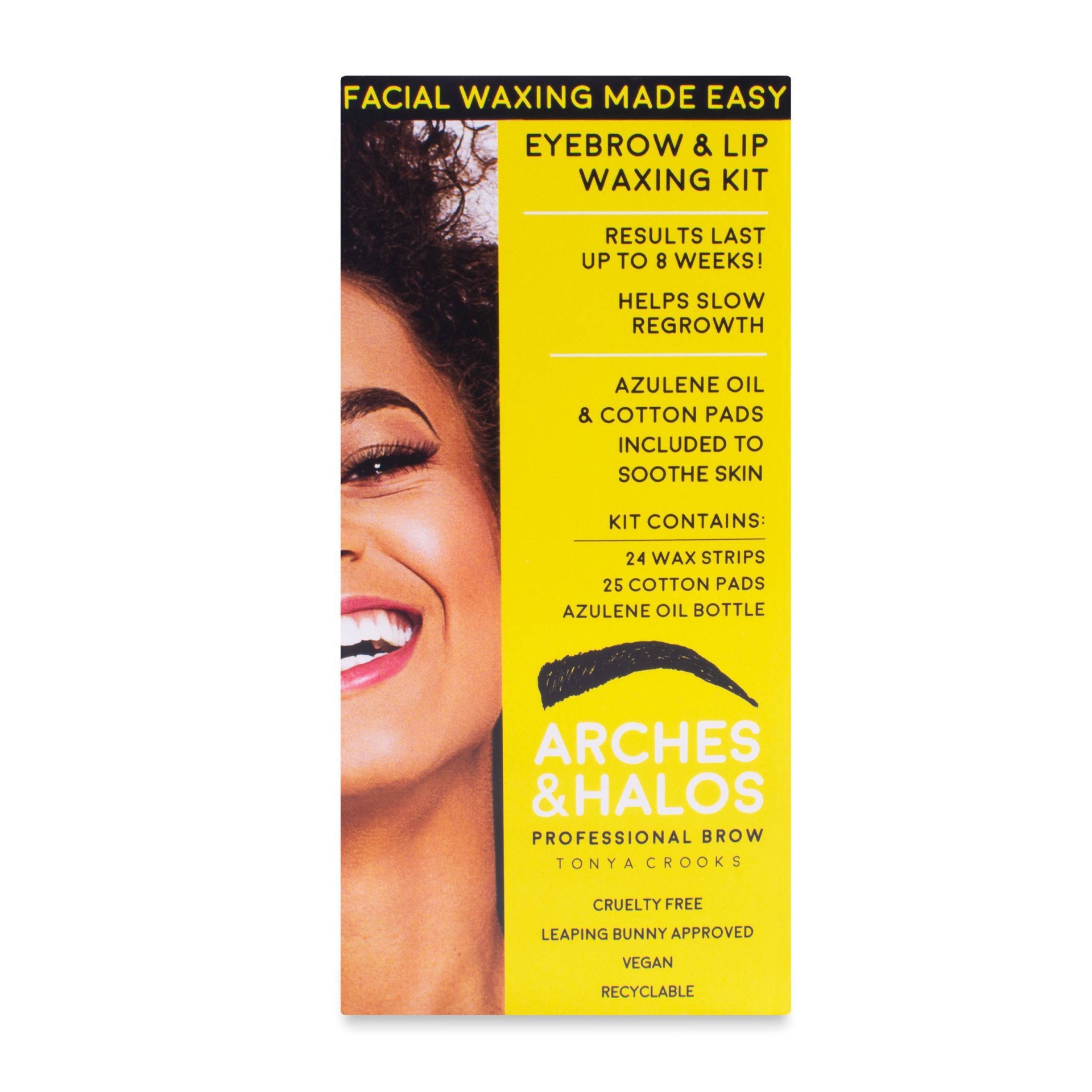 slide 1 of 3, Arches & Halos New Eyebrow & Lip Waxing Kit - 3ct, 3 ct