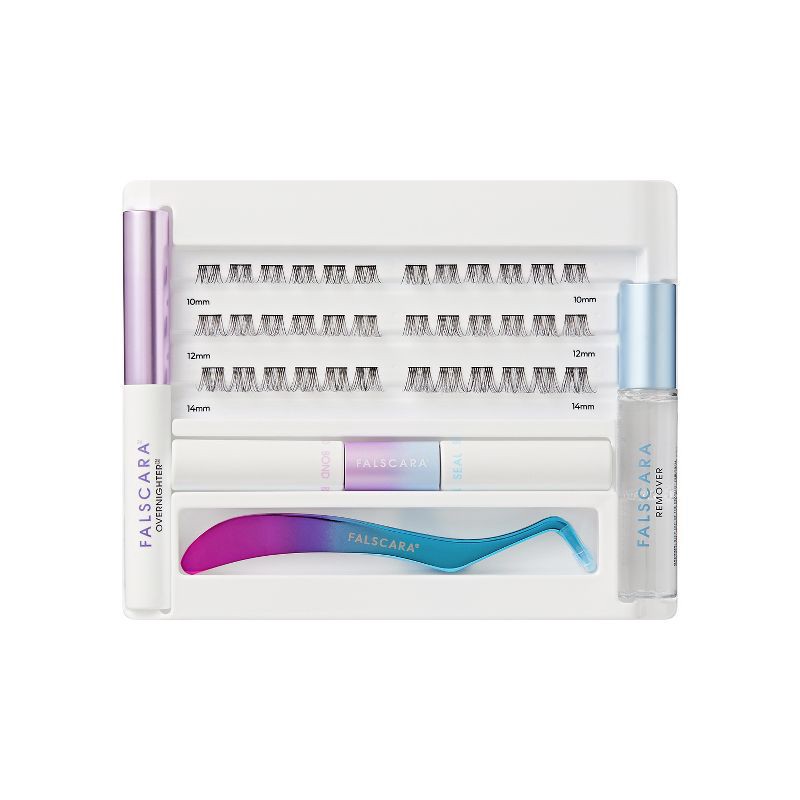 slide 9 of 17, Kiss Nails KISS Products Falscara Lash Extension Kit - Lengthening Wisps - 36ct, 36 ct