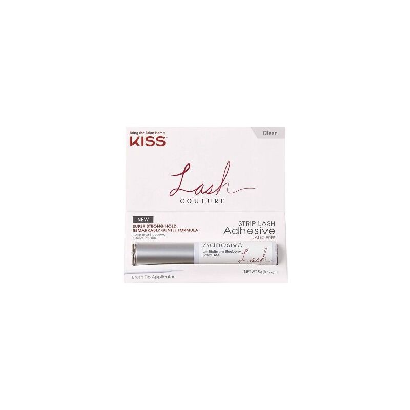 slide 1 of 7, Kiss Nails KISS Lash Couture Strip Lash Adhesive False Eyelash Glue - Clear, 1 ct