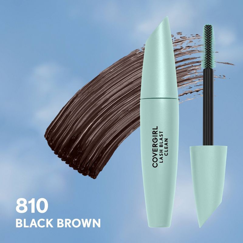 slide 5 of 10, COVERGIRL Lash Blast Clean Volume Mascara - 810 Black Brown - 1 fl oz, 1 fl oz