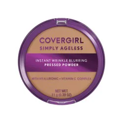 COVERGIRL Simply Ageless Instant Wrinkle Blurring Pressed Powder - 240 Natural Beige - 0.39oz