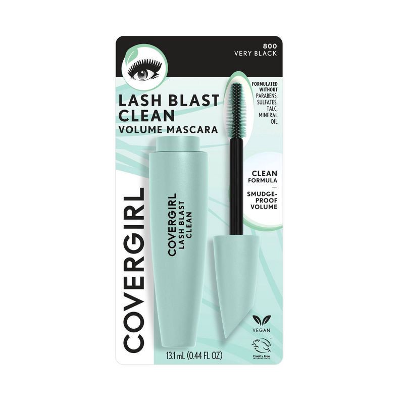 slide 4 of 4, COVERGIRL Lash Blast Clean Volume Mascara - 800 Very Black - 1 fl oz, 1 fl oz