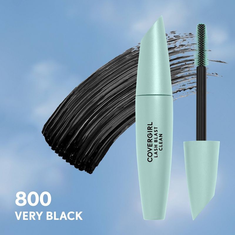 slide 5 of 10, COVERGIRL Lash Blast Clean Volume Mascara - 800 Very Black - 1 fl oz, 1 fl oz
