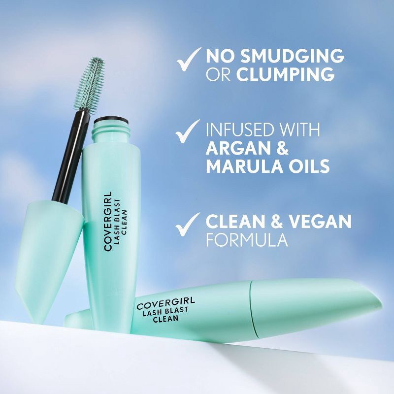 slide 8 of 10, COVERGIRL Lash Blast Clean Volume Mascara - 805 Black - 1 fl oz, 1 fl oz