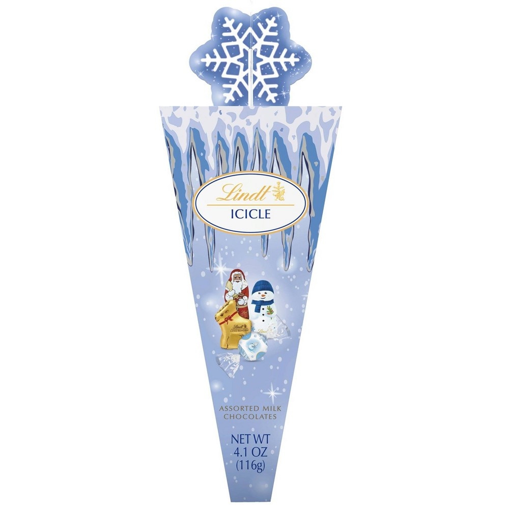 slide 2 of 3, Lindt Holiday Icicle Box, 4.1 oz