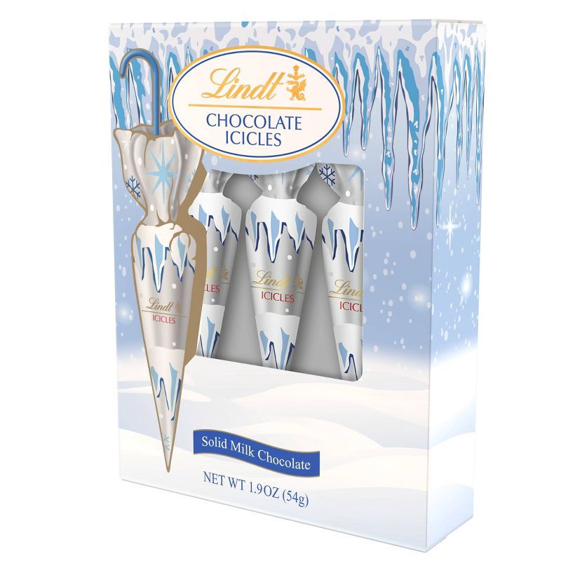 slide 3 of 7, Lindt Christmas Milk Chocolate Icicles - 1.9oz/4pk, 1.9 oz, 4 ct