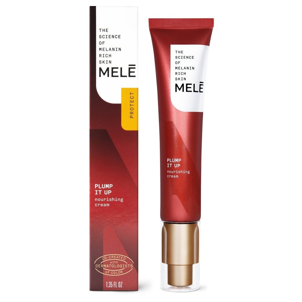 slide 2 of 8, MELE Plump It Up Nourishing Facial Cream for Melanin Rich Skin, 1.35 fl oz