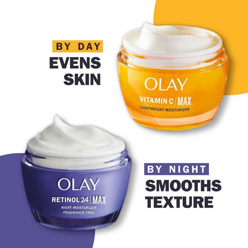 slide 9 of 9, Olay Retinol 24 Max Night Face Moisturizer for Dull Skin Fragrance-Free - 1.7oz, 1.7 oz