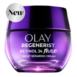 Olay Regenerist Retinol 24 Max Night Face Cream Moisturizer - Fragrance Free - 1.7oz: Contains Peptides, Contains Vitamin B5, Mineral Oil-Free