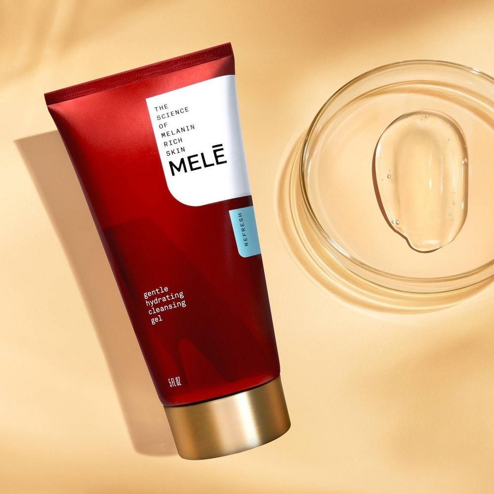 slide 3 of 6, MELE Refresh Gentle Hydrating Facial Cleansing Gel for Melanin Rich Skin, 5 fl oz