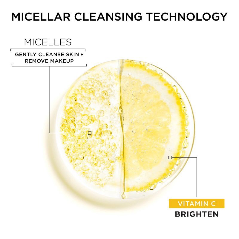slide 3 of 7, Garnier SkinActive Micellar Vitamin C Cleansing Water to Brighten Skin - 13.5 fl oz, 13.5 fl oz