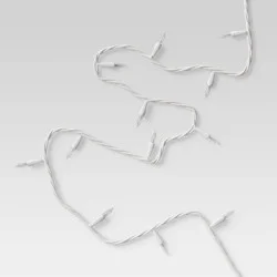 100ct Incandescent Outdoor String Mini Lights White - Threshold