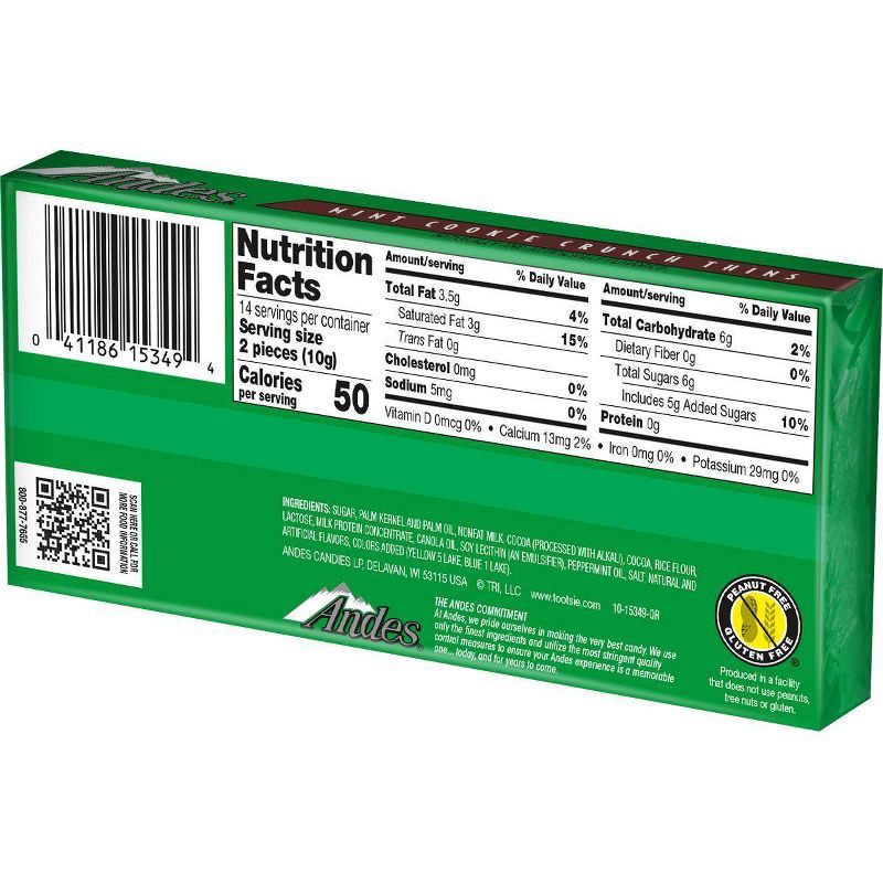 slide 2 of 3, Andes Christmas Mint Cookie Crunch Chocolates - 4.67oz, 4.67 oz