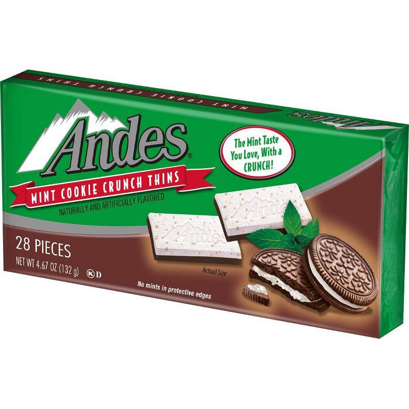 slide 1 of 3, Andes Christmas Mint Cookie Crunch Chocolates - 4.67oz, 4.67 oz