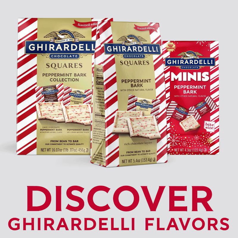 slide 7 of 7, Ghirardelli Christmas Peppermint Bark Chocolate Squares - 5.4oz, 5.4 oz