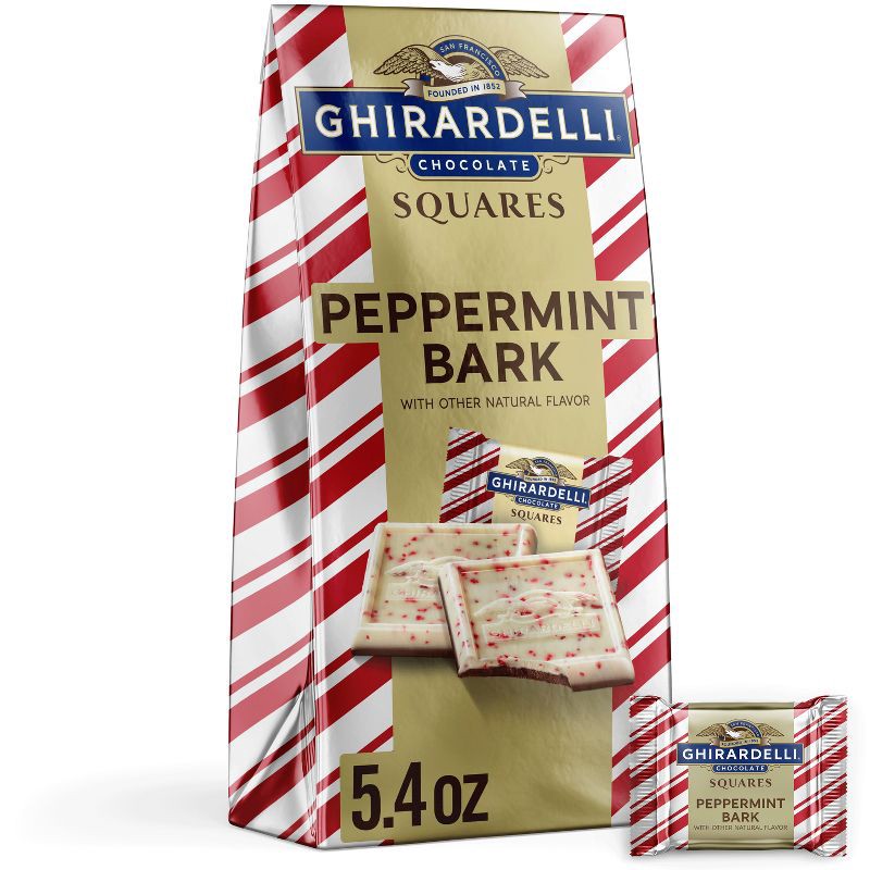 slide 1 of 7, Ghirardelli Christmas Peppermint Bark Chocolate Squares - 5.4oz, 5.4 oz