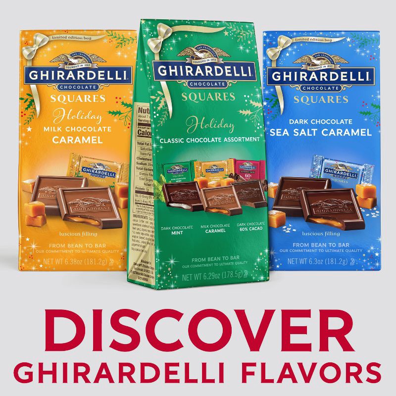 slide 8 of 8, Ghirardelli Christmas Classic Chocolate Assortment Bag - 6.29oz, 6.29 oz