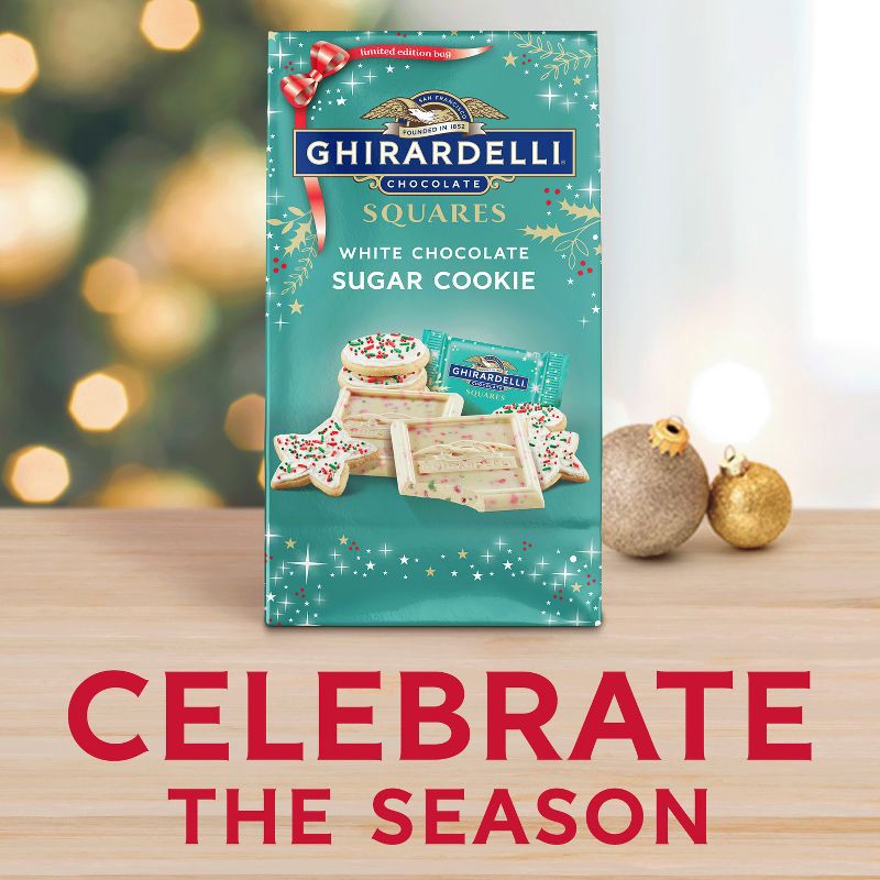 slide 4 of 7, Ghirardelli White Chocolate Sugar Cookie Squares - 4.8oz, 4.8 oz