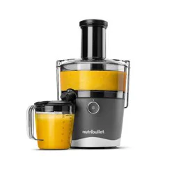 NutriBullet 2-Speed Electric Juicer - Gray: Stainless Steel, 800W, 3" Feed Chute, Dishwasher-Safe Parts