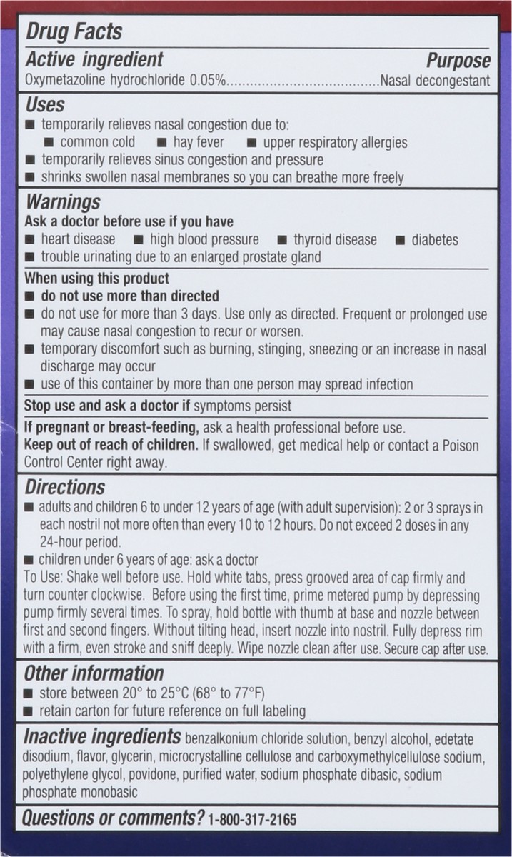 slide 10 of 14, Afrin Extra Moisturizing Nasal Pump Mist Twin Pack Bottle 2 ea, 2 ct