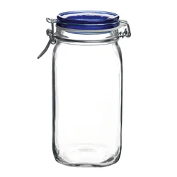 Bormioli Rocco Blue Top Fido Jar