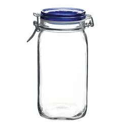 Bormioli Rocco Blue Top Fido Jar