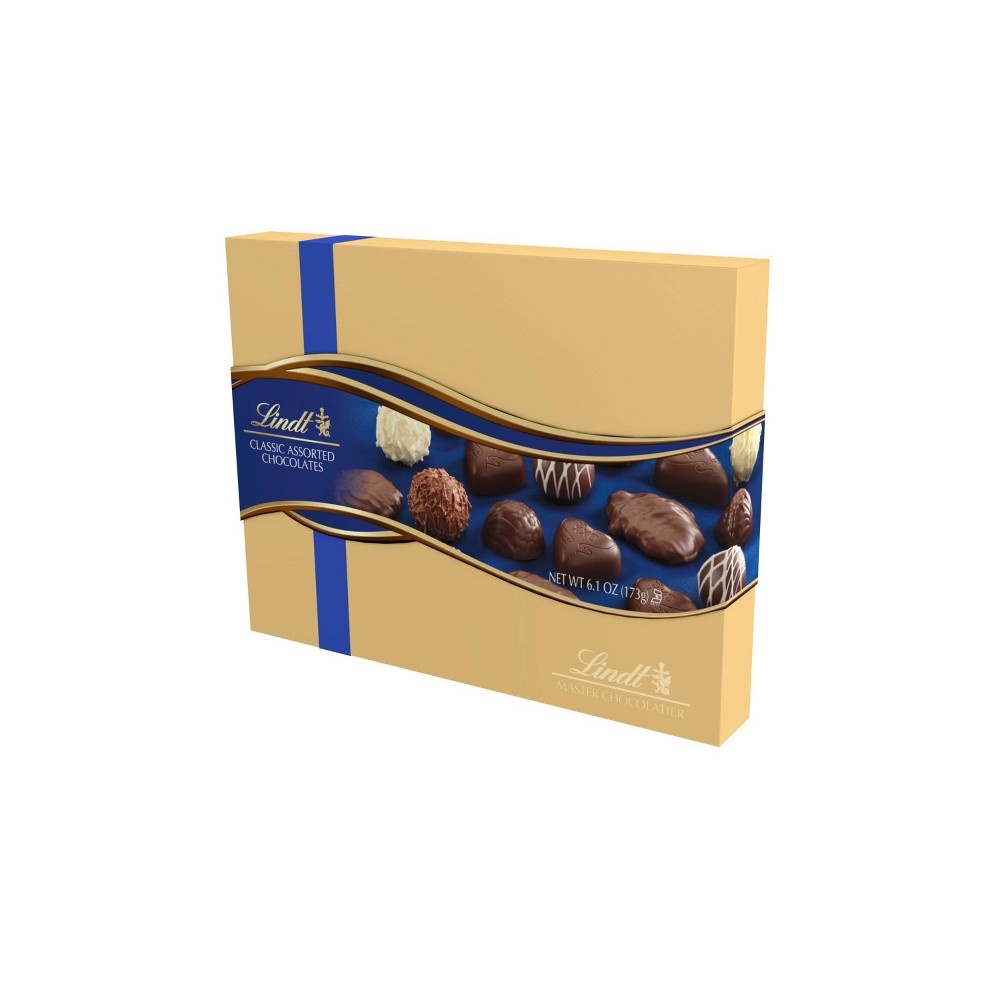 slide 3 of 3, Lindt Holiday Classic Assorted Chocolate Gift Box, 6.1 oz