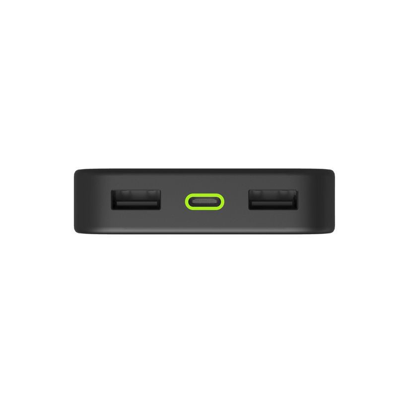 slide 5 of 5, mophie Powerstation 20W Portable Battery Charger 10000mAh Power Bank with USB-C PD & 2 USB-A Ports, 1 ct
