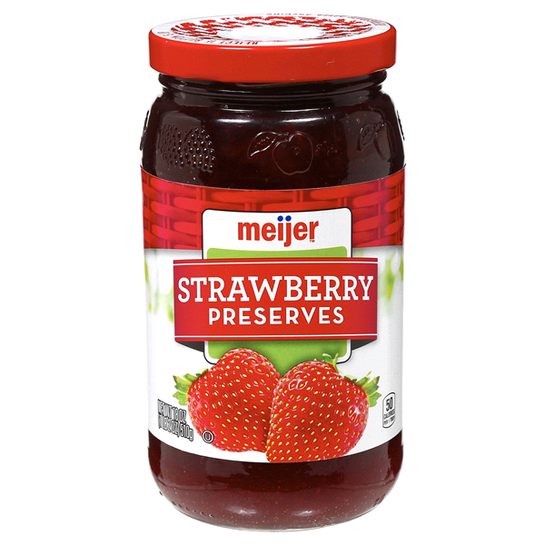 slide 1 of 1, Meijer Strawberry Preserves, 18 oz