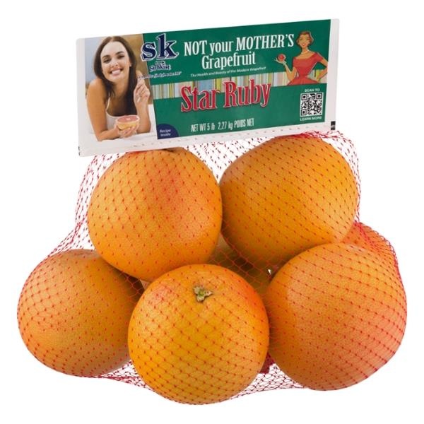 slide 1 of 1, Sunkist Not Your Mother's Star Ruby Grapefruit, 5 lb