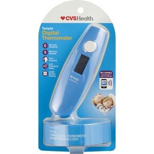 slide 1 of 1, Cvs Health Temple Digital Thermometer, 1 ct