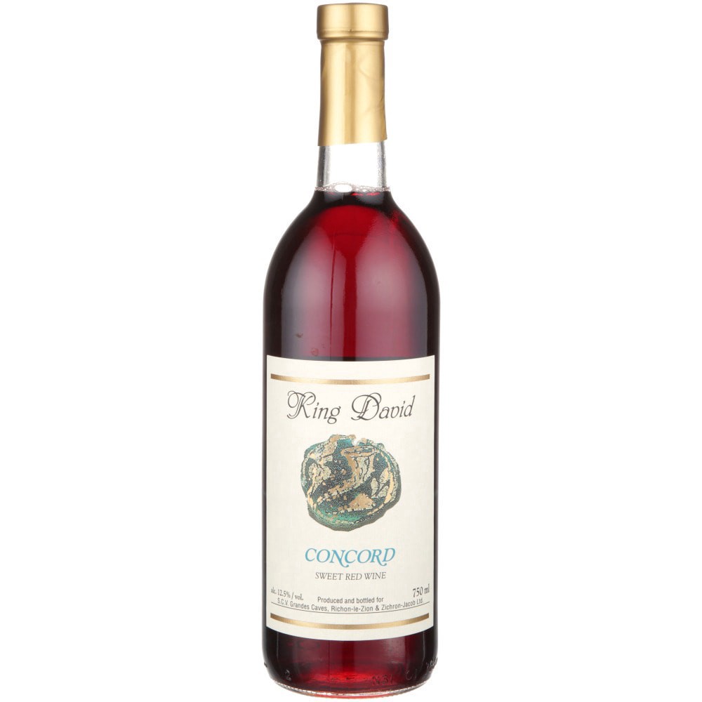 slide 3 of 3, Carmel King David Concord Sweet Red Wine, 750 ml