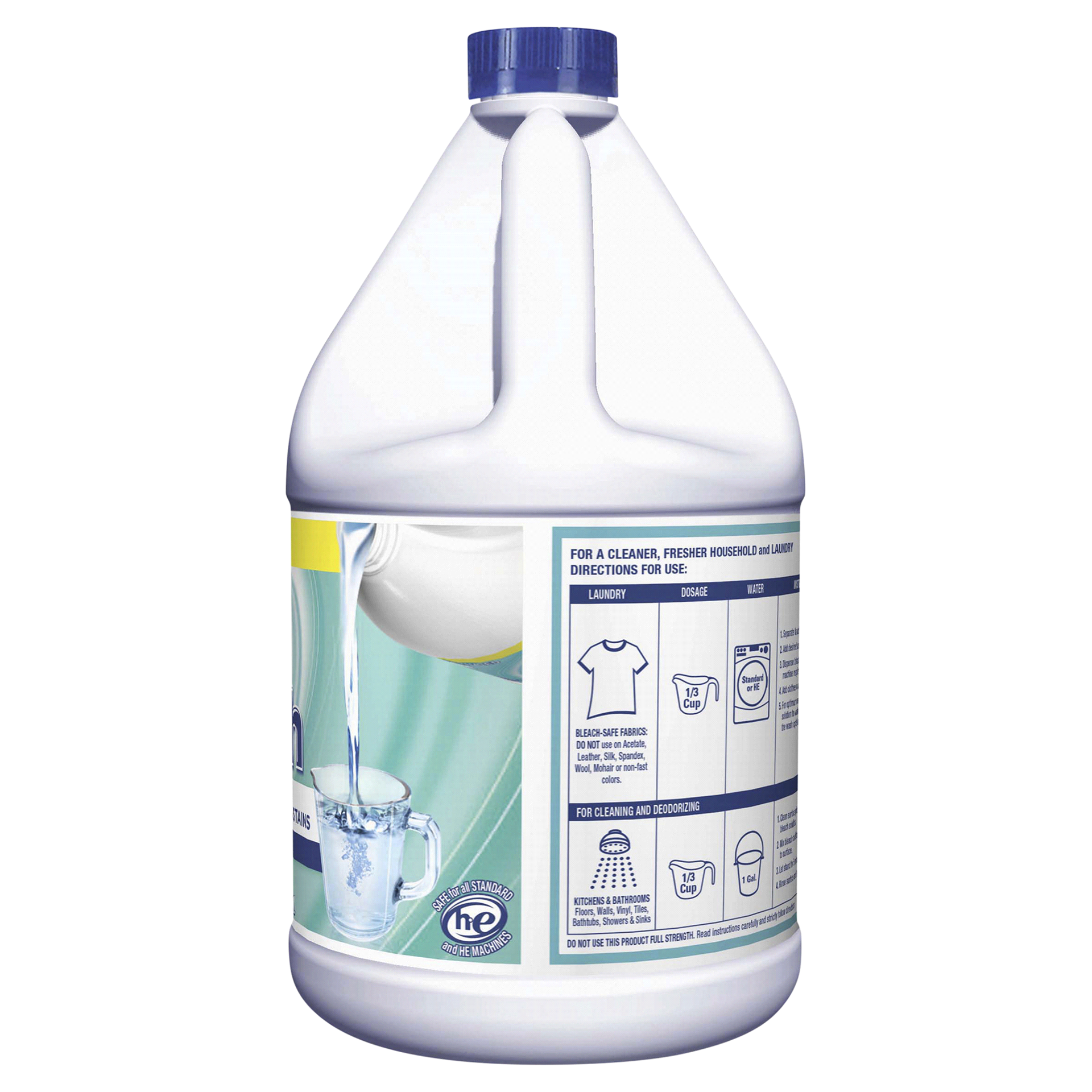 slide 13 of 13, Meijer Low Splash Bleach, Linen Scent, 81 oz