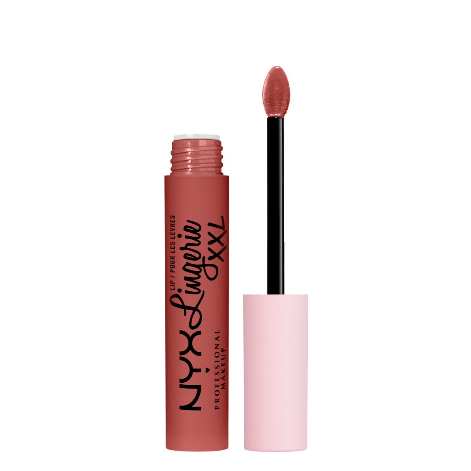 slide 1 of 5, Nyx Professional Makeup Lip Lingerie Xxl Matte Liquid Lipstick 07 Warm Up, 0.13 fl oz