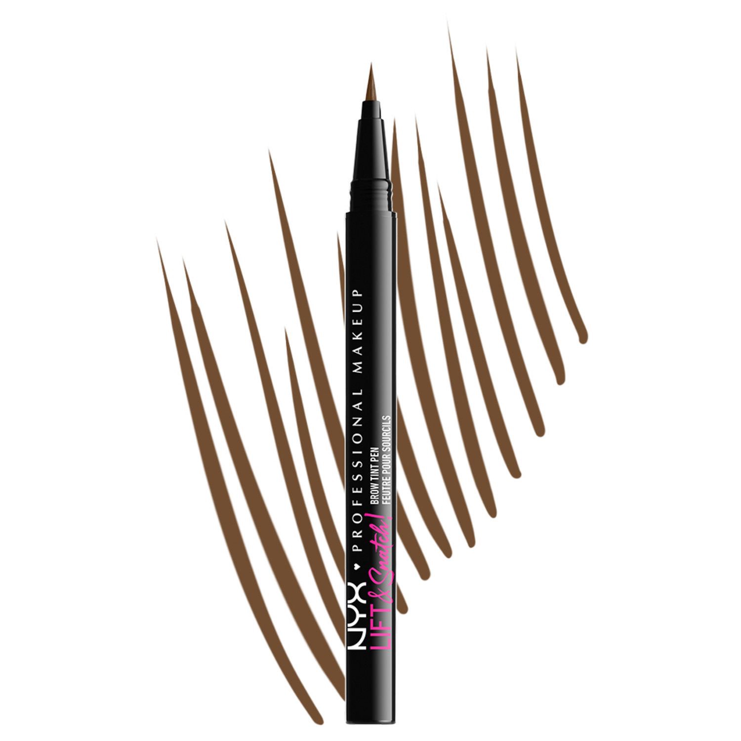 slide 10 of 11, NYX Professional Makeup Lift & Snatch Brunette Brow Tint Pen 0.03 oz, 0.03 oz