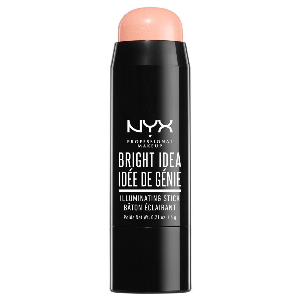 slide 3 of 3, NYX Professional Makeup Bright Idea Illuminating Stick Pearl Pink Lace, 0.21 oz