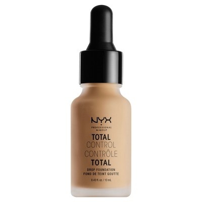 slide 1 of 4, NYX Professional Makeup Total Control Drop Foundation Light, 0.43 fl oz