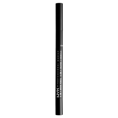 slide 1 of 5, NYX Professional Makeup 3-in-1 Eyebrow Pencil - Dark Brown - 0.05oz, 0.5 oz