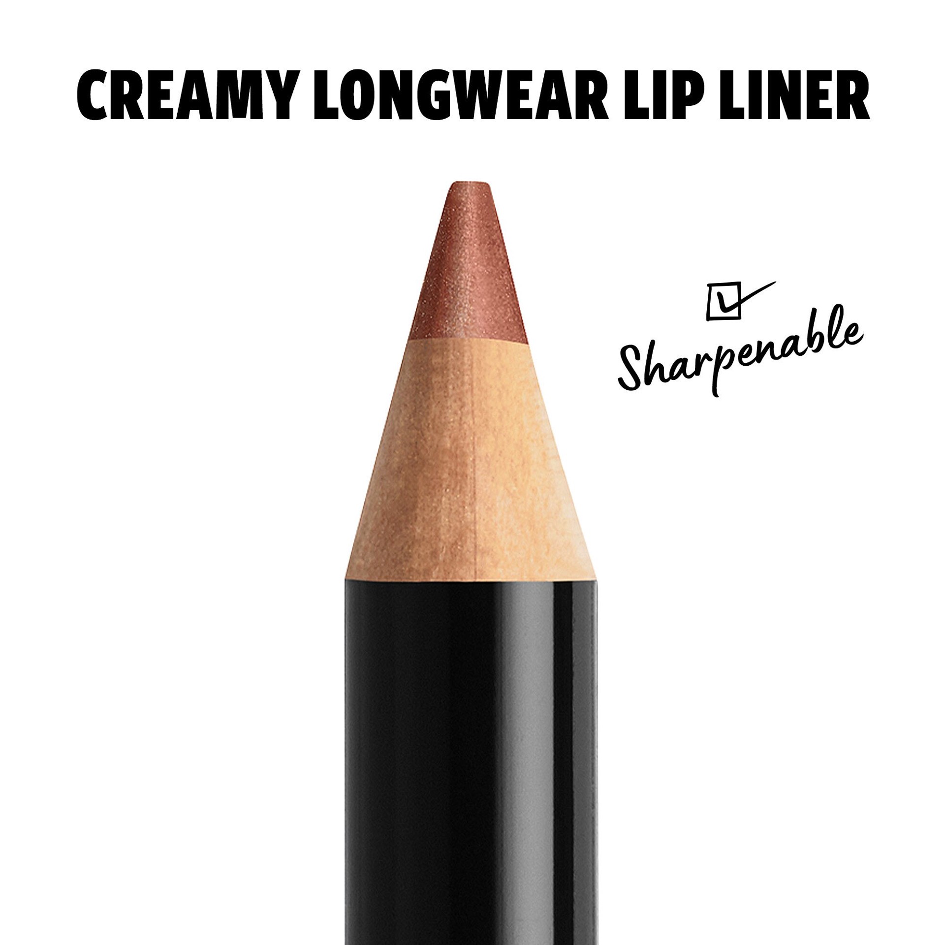 slide 2 of 6, NYX Professional Makeup Long-Lasting Slim Lip Pencil - Creamy Lip Liner - Ever - 0.03oz, 0.03 oz