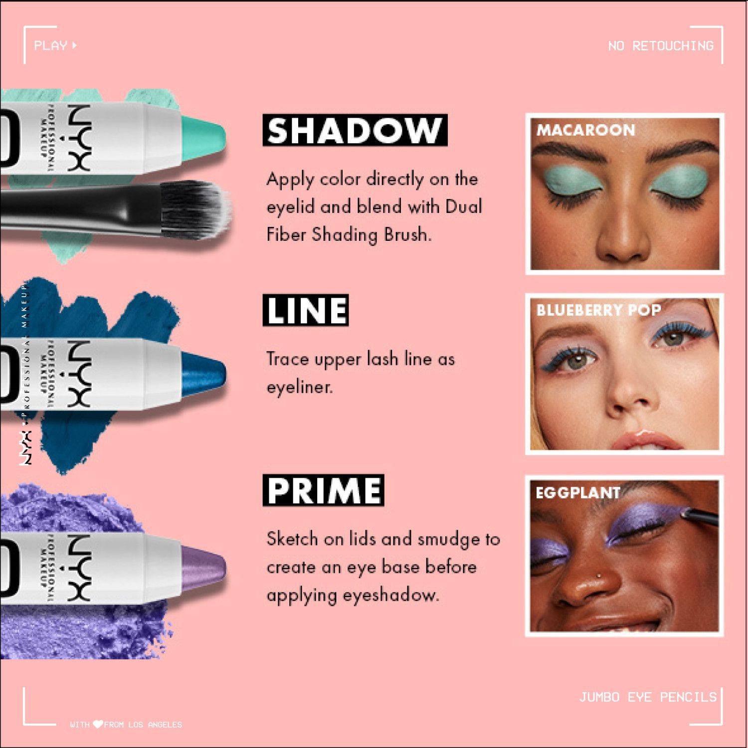 slide 11 of 15, NYX Professional Makeup Jumbo Eye Pencil, Bluberry Pop, 1 ct