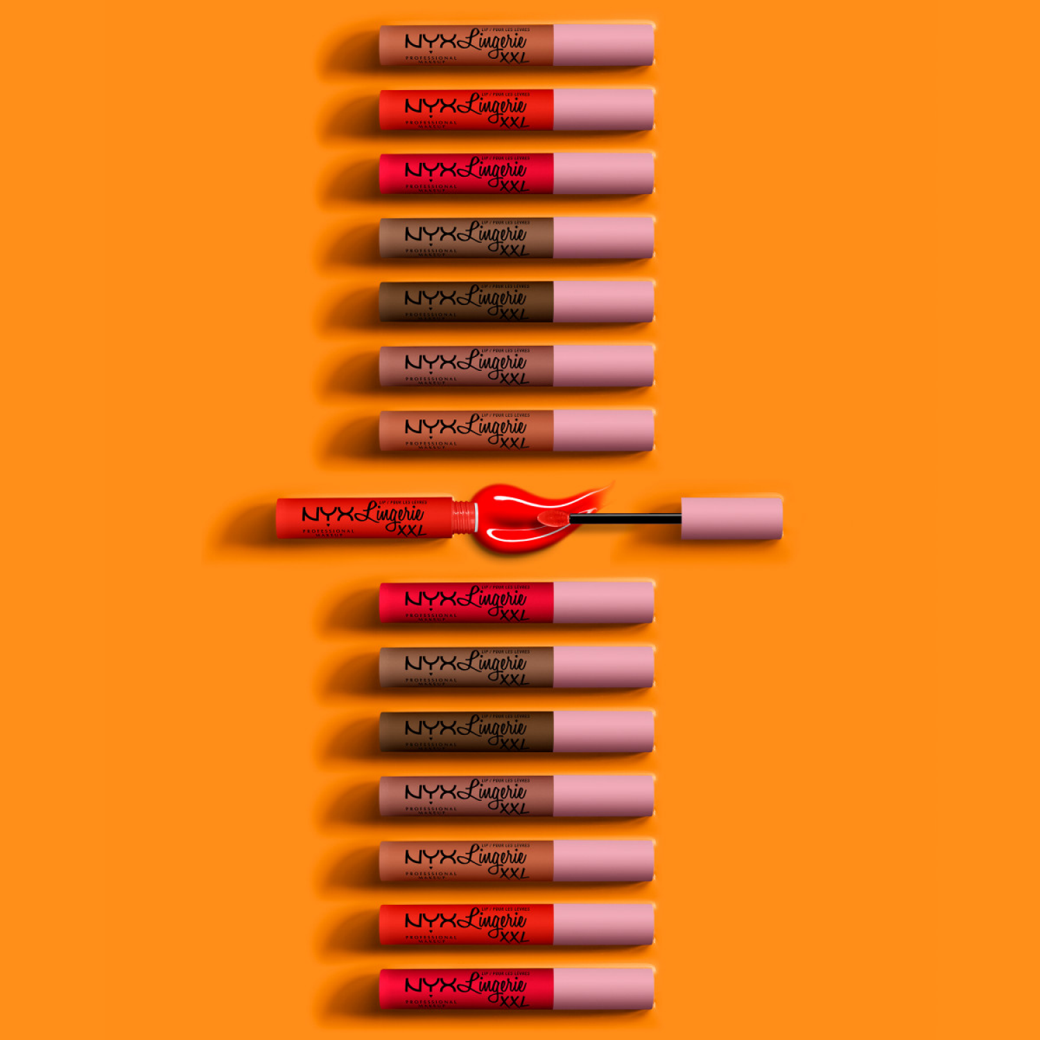 slide 2 of 8, NYX Professional Makeup Lip Lingerie XXL Matte Liquid Lipstick 30 Goin Desnuda, 0.13 fl oz