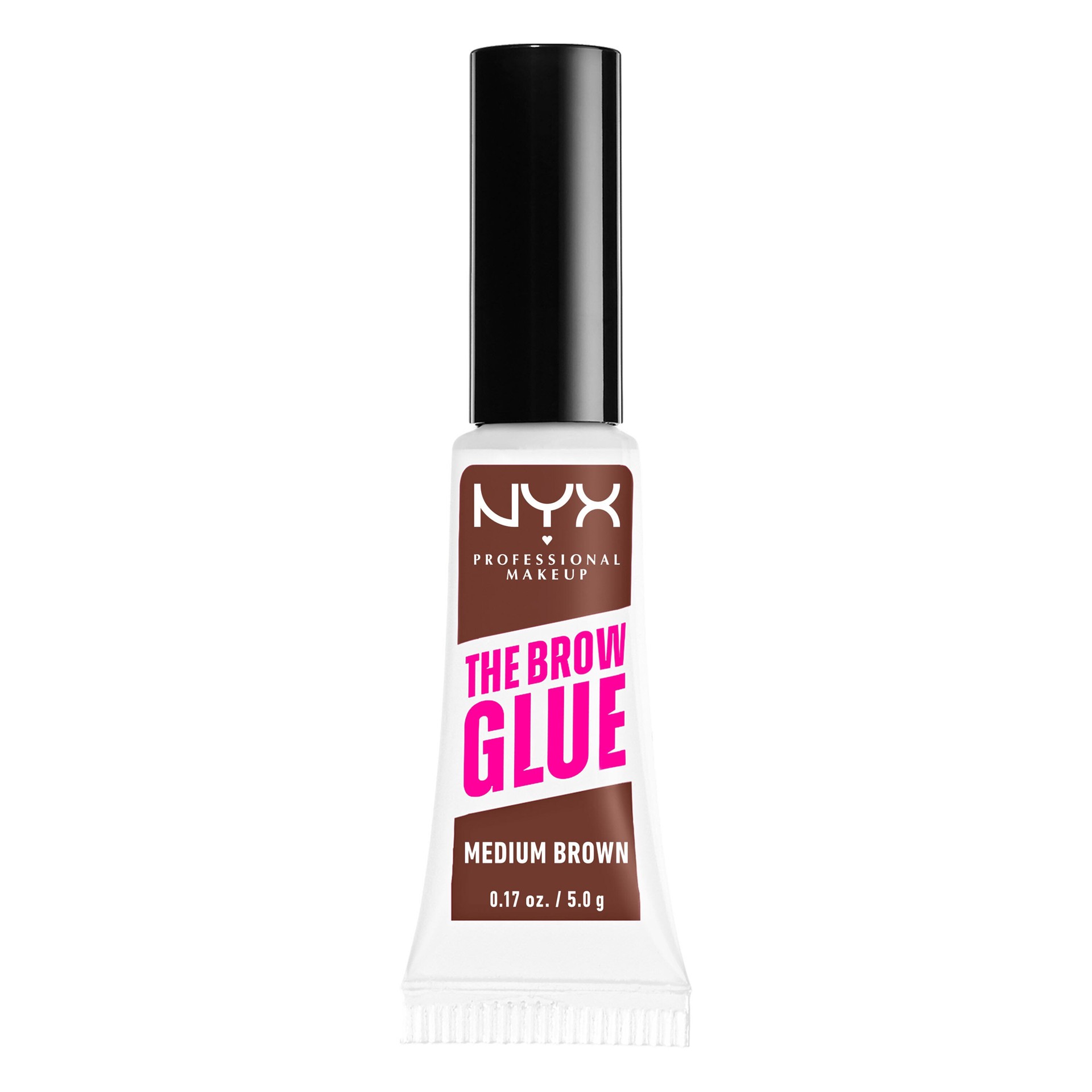slide 2 of 4, NYX Professional MakeupProfessional Makeup NYX Professional MakeupThe Brow Glue Styler Medium Brown, 1 ct