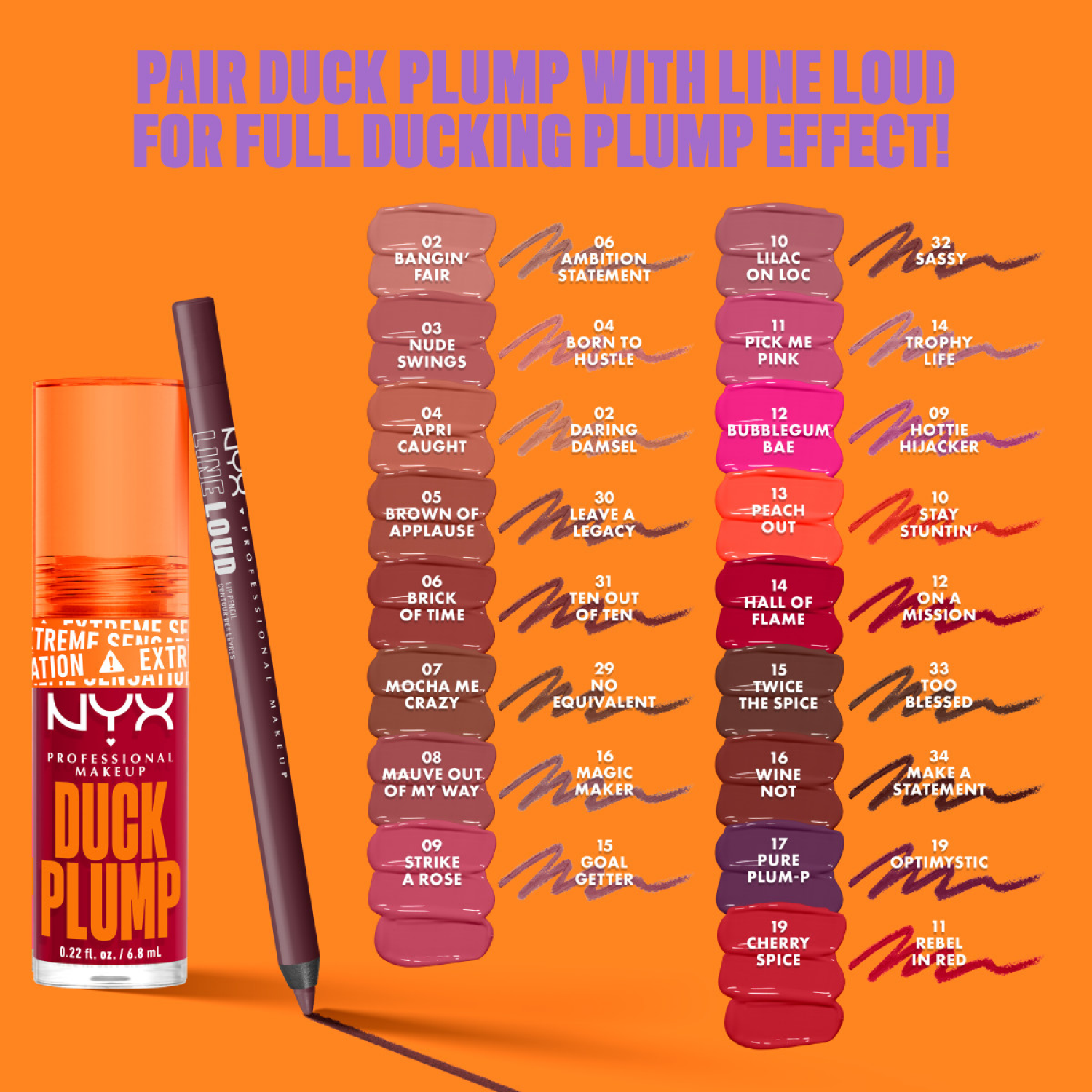 slide 3 of 5, NYX Professional Makeup Duck Plump Lip Gloss 03 Nude Swings, 0.23 fl oz
