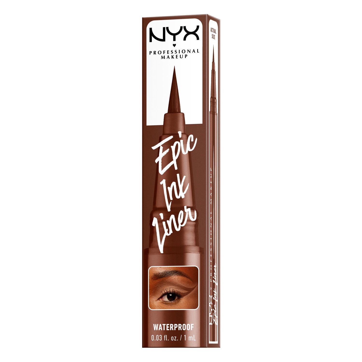slide 5 of 11, Nyx Professional Makeup Epic Ink Liner, Graham Cracker, .03 Oz, 1 ct