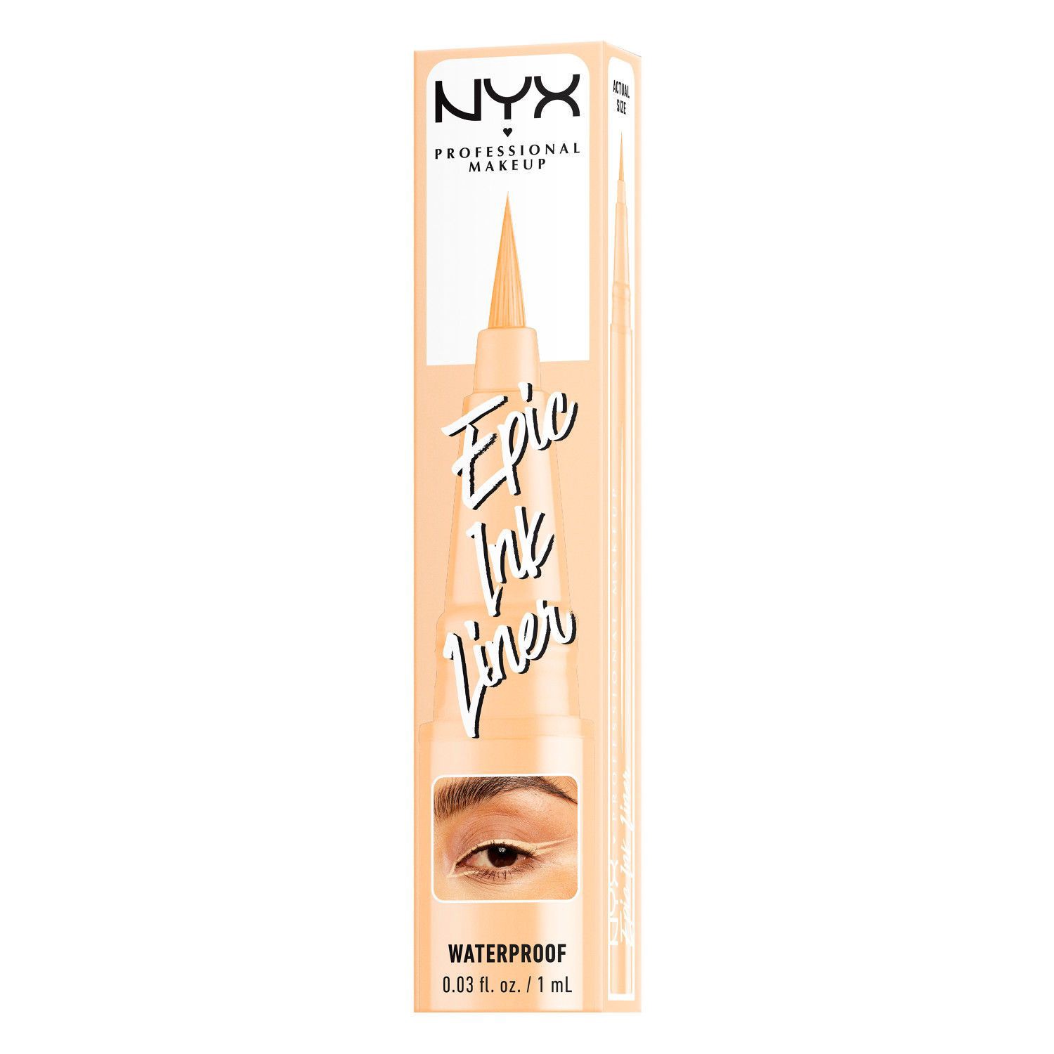 slide 3 of 11, Nyx Professional Makeup Epic Ink Liner, Marshmallow, .03 Oz, 1 ct
