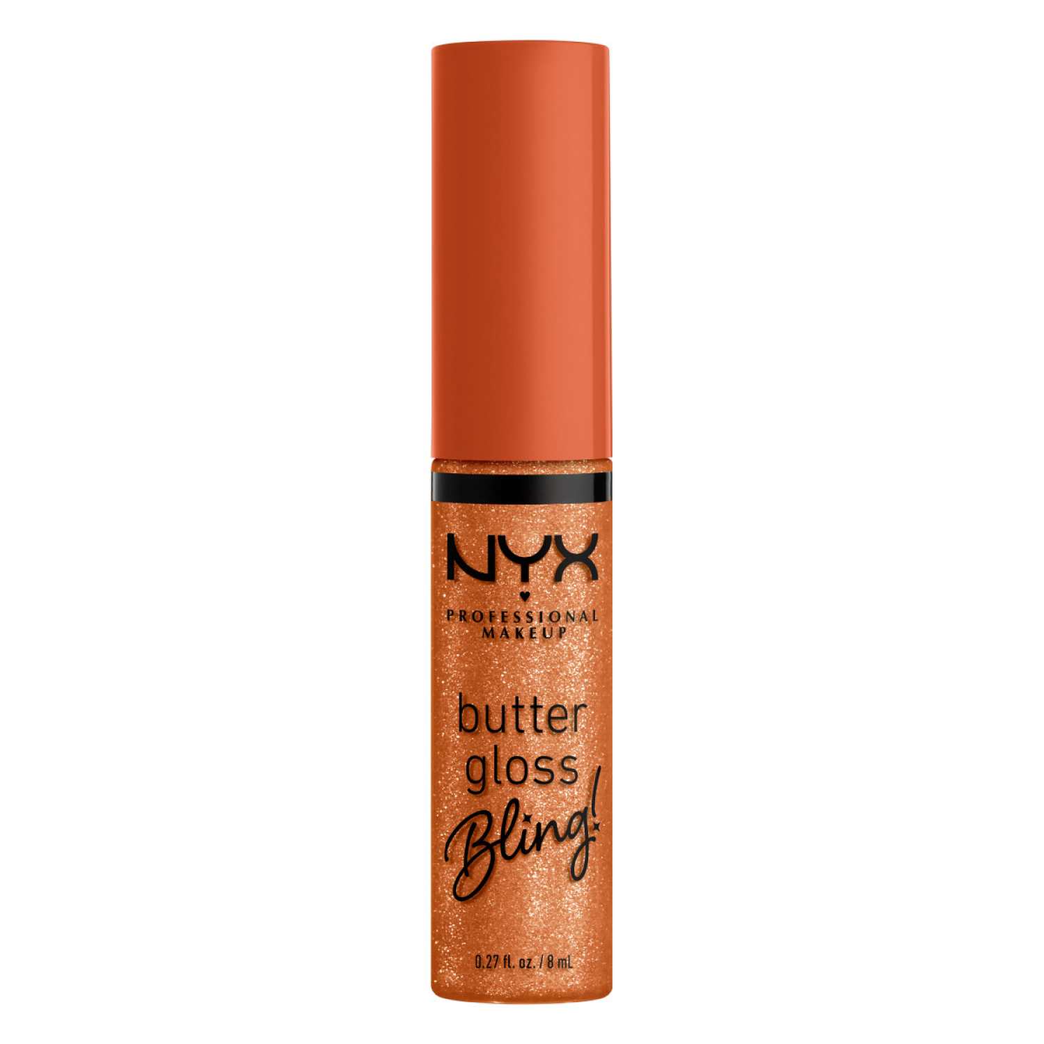 slide 3 of 8, NYX Professional Makeup Butter Butter Gloss Bling Non Sticky Lip Gloss, Pricey, 0.27 fl oz, 0.27 fl oz