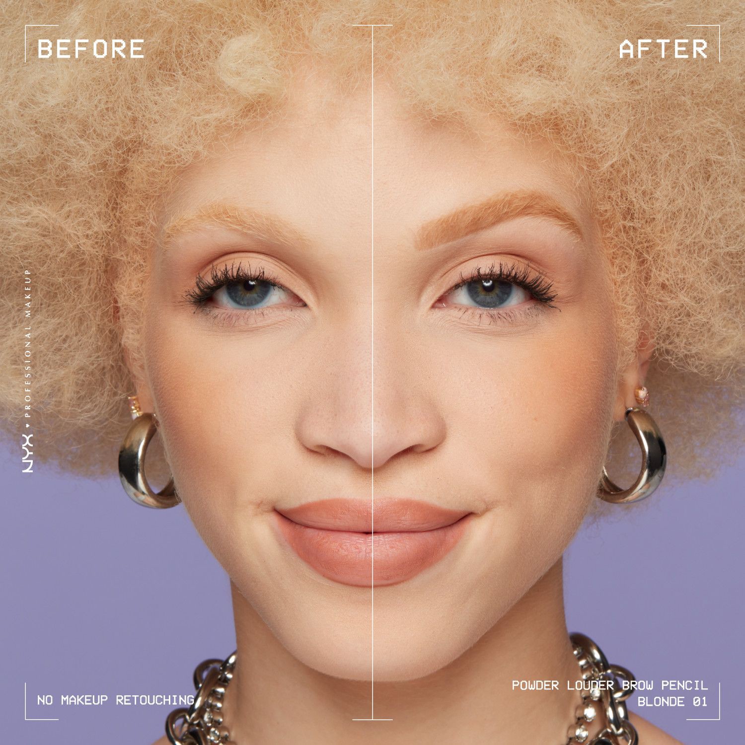 slide 5 of 14, NYX Professional Makeup Nyx Powder Louder Brow Pencil, Blonde, 04 oz